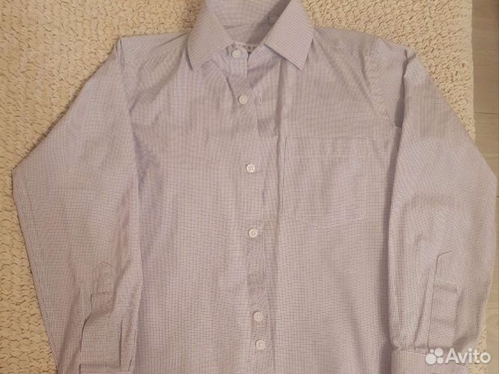 Рубашка белая на мальчика 34 размер