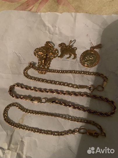 Золотые изделия б/у 583/585 пробы 6 т за грамм