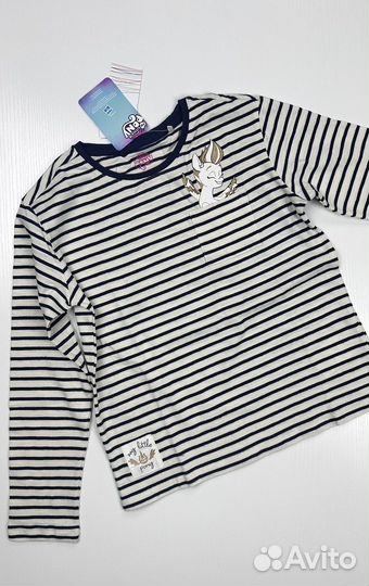 Лонгслив для девочки 128 пони