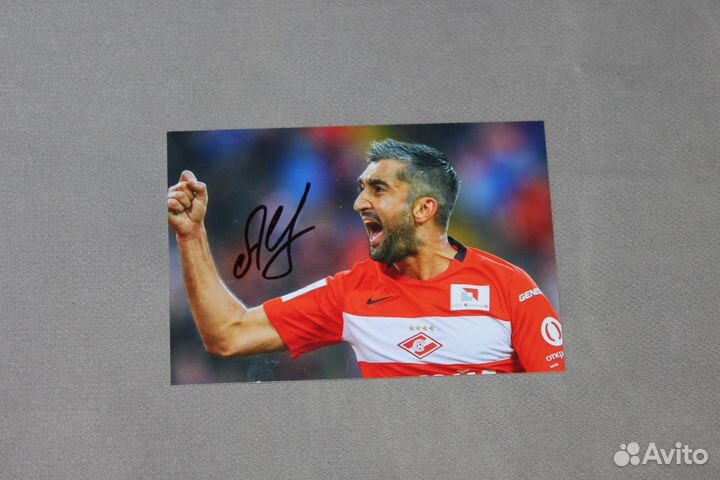 Автографы футболистов Спартак Москва