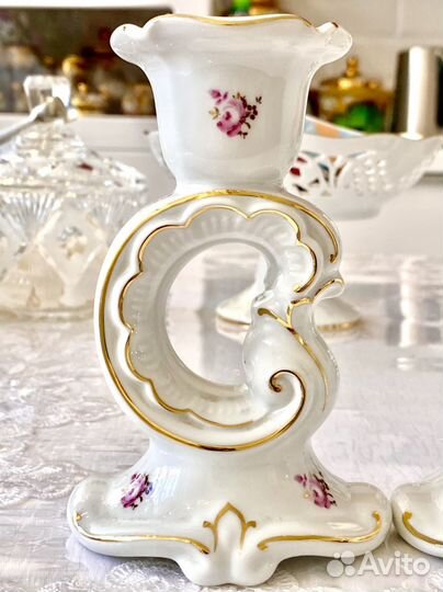 Подсвечник Weimar Германия 2 шт. Винтаж