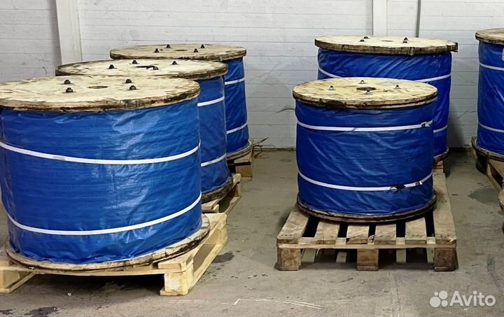 Трос канат стальной 8мм стальной сердечник для кму