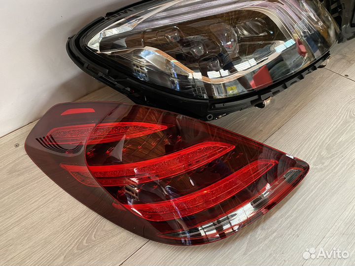 Фары в стиле рестайлинга Mersedes S-class W222