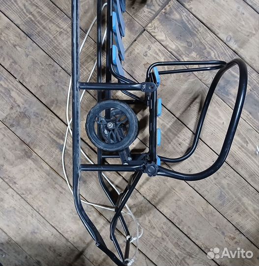 Санки для двойни, с колёсами