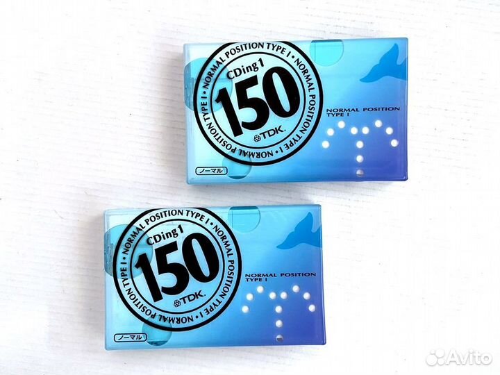 Аудиокассеты кассеты TDK CDing I 150 - 2002 г