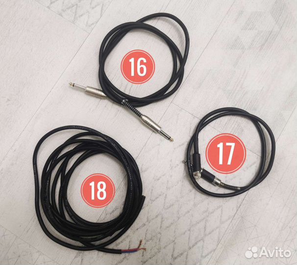 Патчи для гитары и кабели для аудио