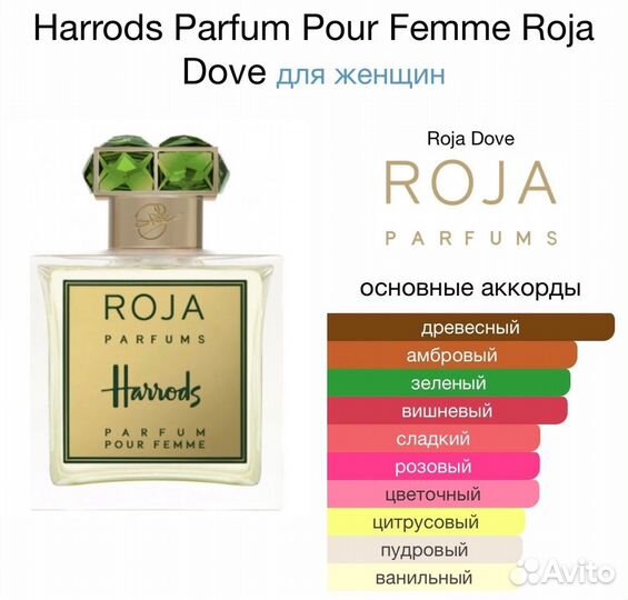 Roja Harrods pour femme, 100ml