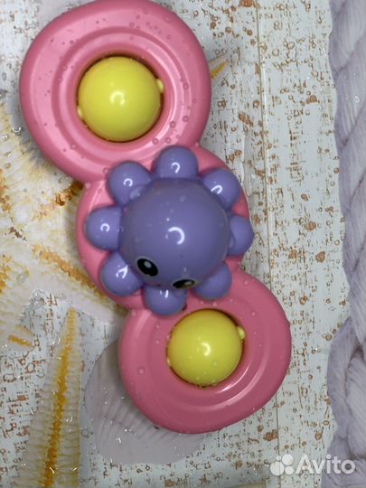 Набор спиннеров для купания на присоске