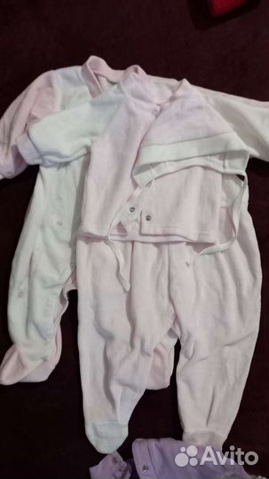 Вещи детские 3 пакета размеры с 56-74