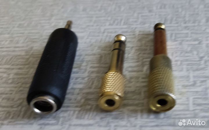 Переходники miniJack 3,5 мм - на Jack 6,3 мм