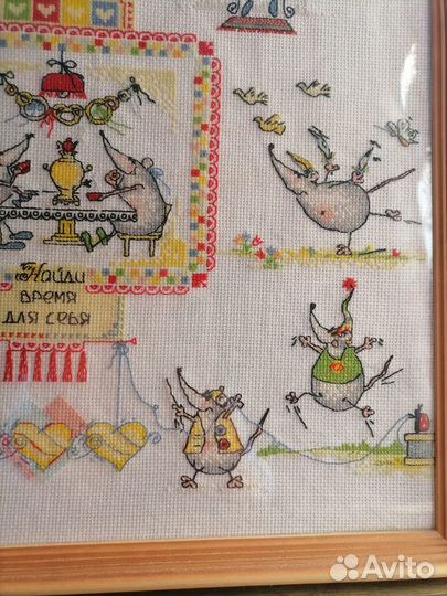 Картина вышитая крестом