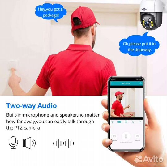 Видео камера wi fi ip ptz внешняя 3 мр