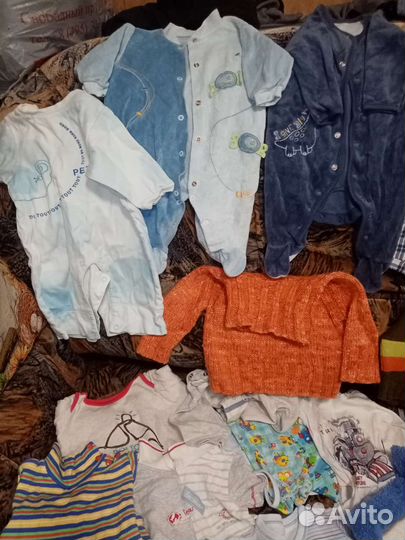 Пакет вещей на мальчика от 0-6месяцев
