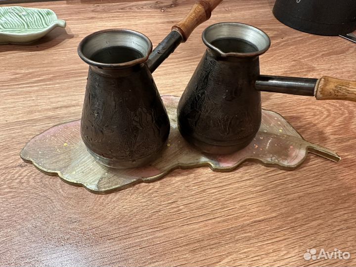 Турка кофейная медная