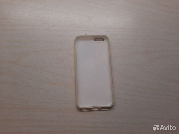 Чехол на iPhone 5s (жёлтый и розовый)