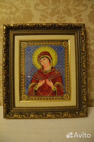 Иконы бисером - ручная работа