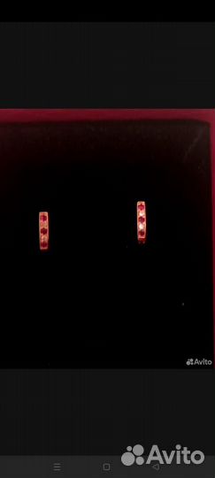 Золотые серьги детские