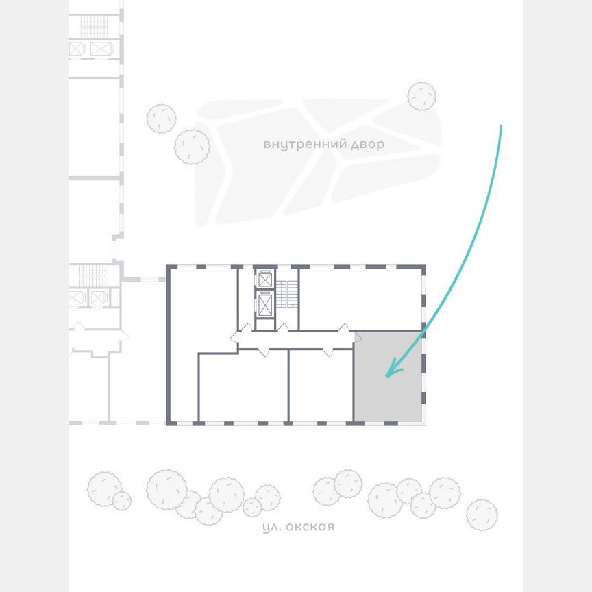 2-к. квартира, 50,8 м², 4/12 эт.