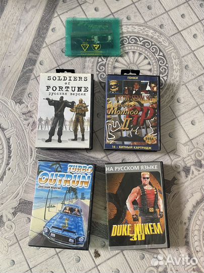 Картриджи для sega mega drive 2