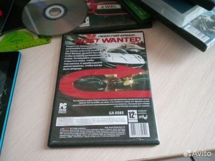 Игровой диск для Windows гонки most Wanted