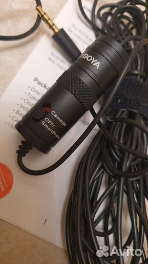 Петличный микрофон boya by-m1