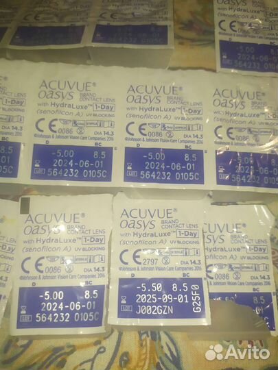 Линзы acuvue oasys -5