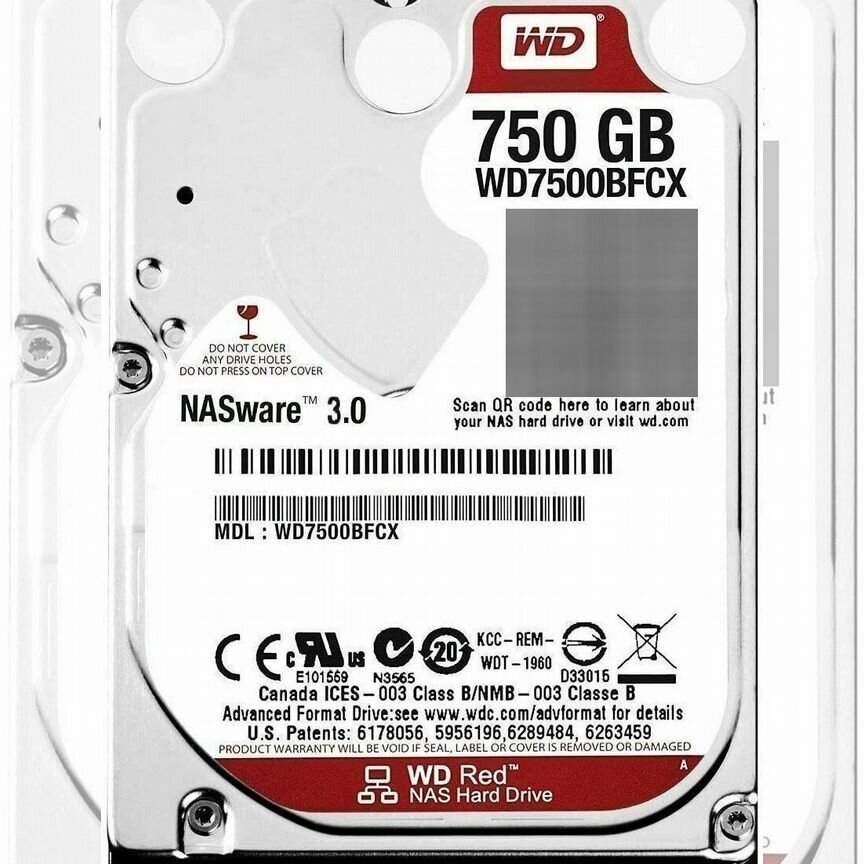 [WD7500BFCX] Жесткий Диск Western Digital 750gb Sata Wd7500bfcx