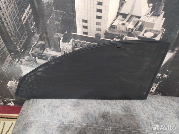 Каркасные шторки на kia rio 4