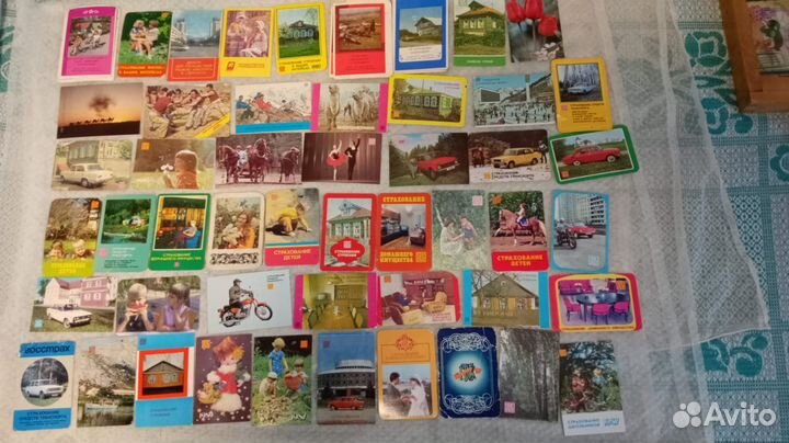 Календарики СССР