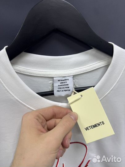 Футболка оверсайз vetements (новая коллекция)