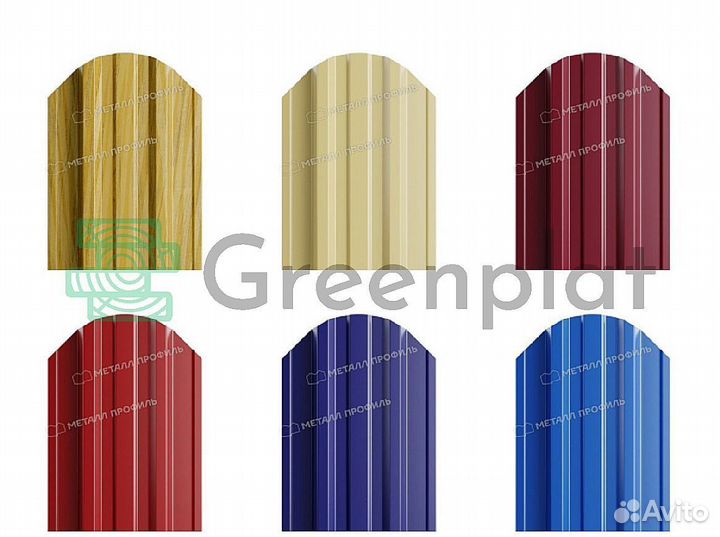 Забор из евроштакетника. Устойчив к деформации