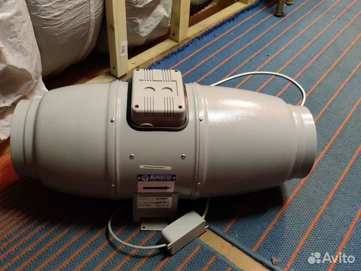 Канальный вентилятор 550m/h blauberg iso mix 160