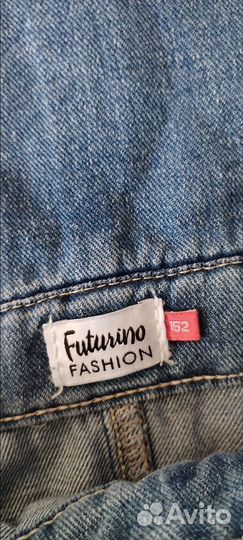 Джинсовый сарафан для девочки 152