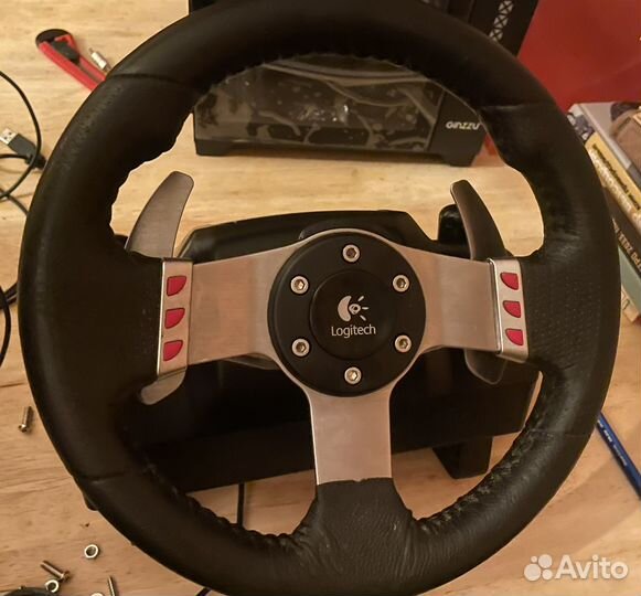 Игровой руль logitech g27 база