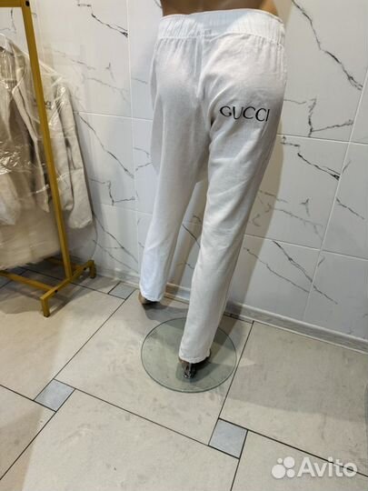 Брюки Gucci лен