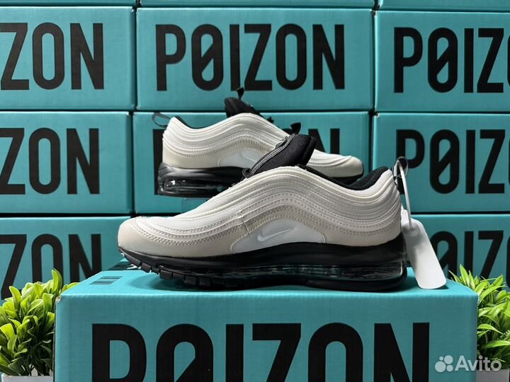 Кроссовки Nike air max 97 beige black bb