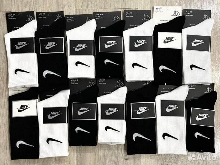 Носки nike высокие