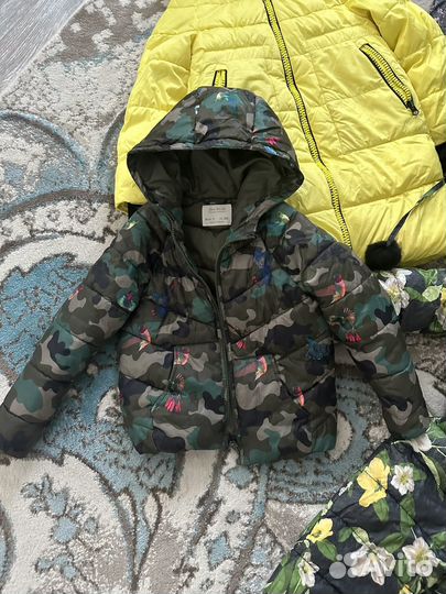 Теплая одежда для девочки 116-122