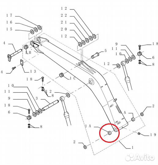 Втулка 72212453