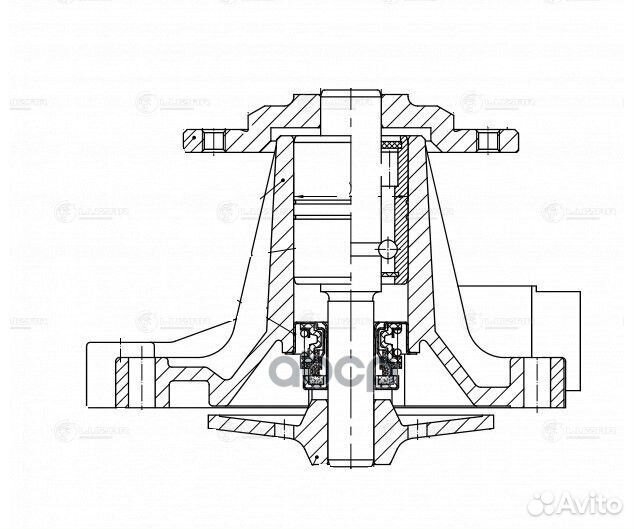 LWP 2420 luzar Насос водяной Suzuki Grand Vitar