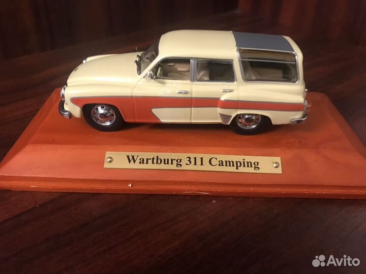 Модель автомобиля 1/43 Wartburg 311 Camping