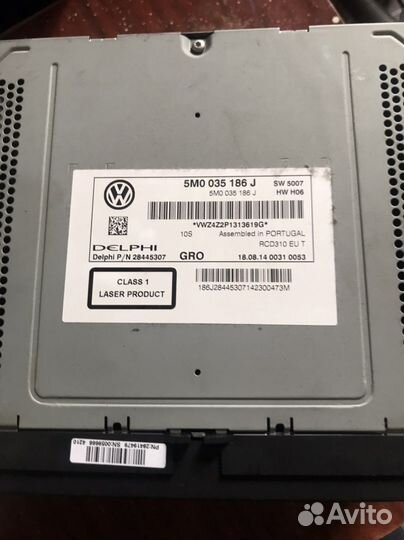 Магнитола volkswagen tiguan