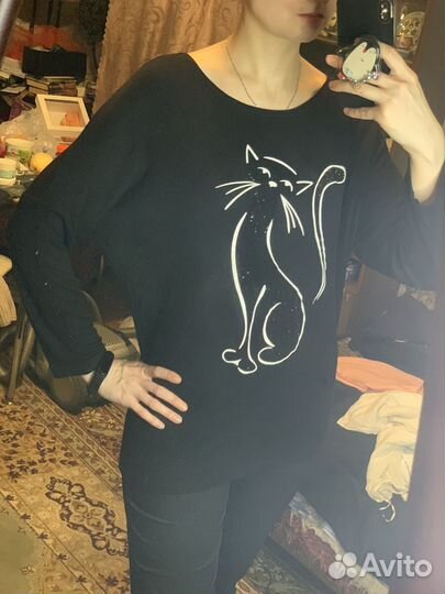 Свитера с котиками 48/50