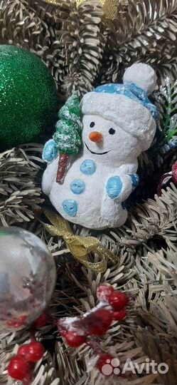 Ватные игрушки на елку