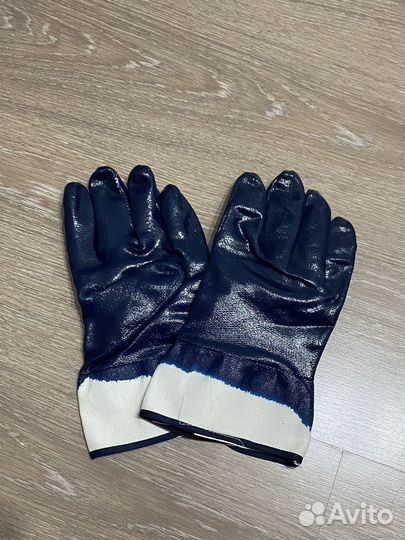 Перчатки рабочие прорезиненные