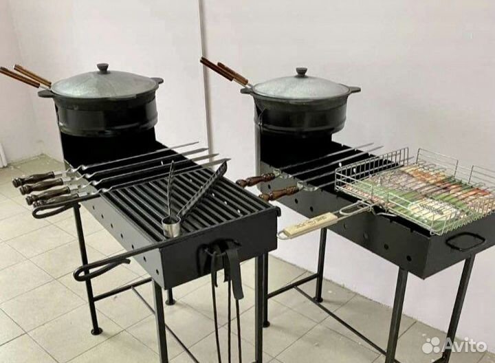 Мангал с подказанником