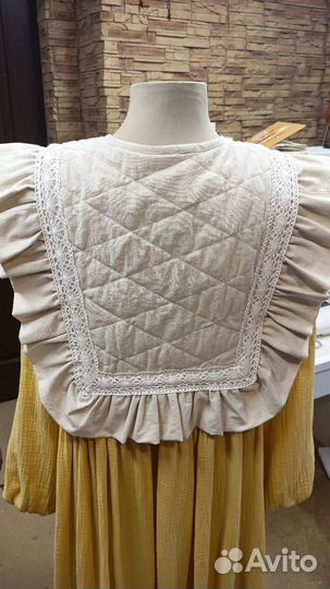 Жилетка лён