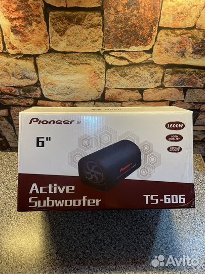 Активный сабвуфер Рiоnееr тs-606 1600W 6-размер