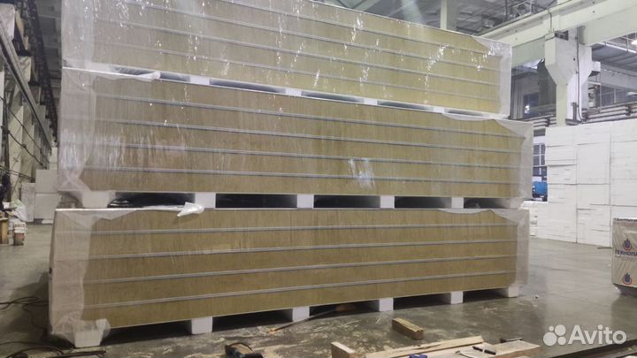 Сэндвич-панели комбинированный вариант