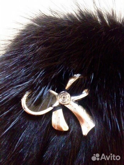 Шапка из норки на вязаной основе